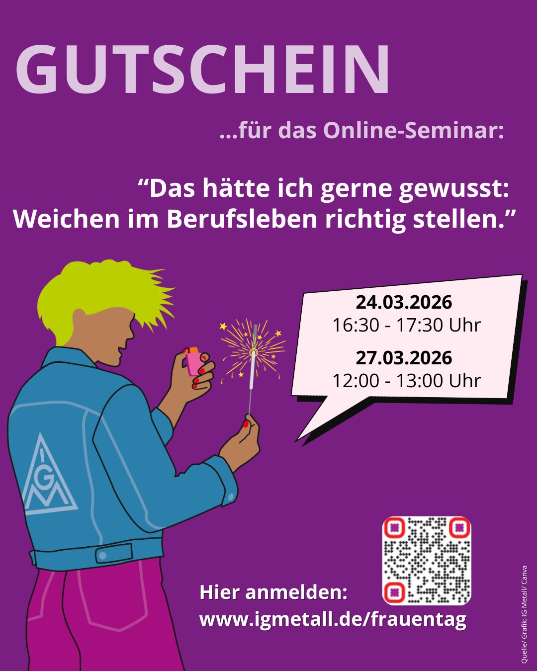 Sharepics Frauentag Online Seminare 2026