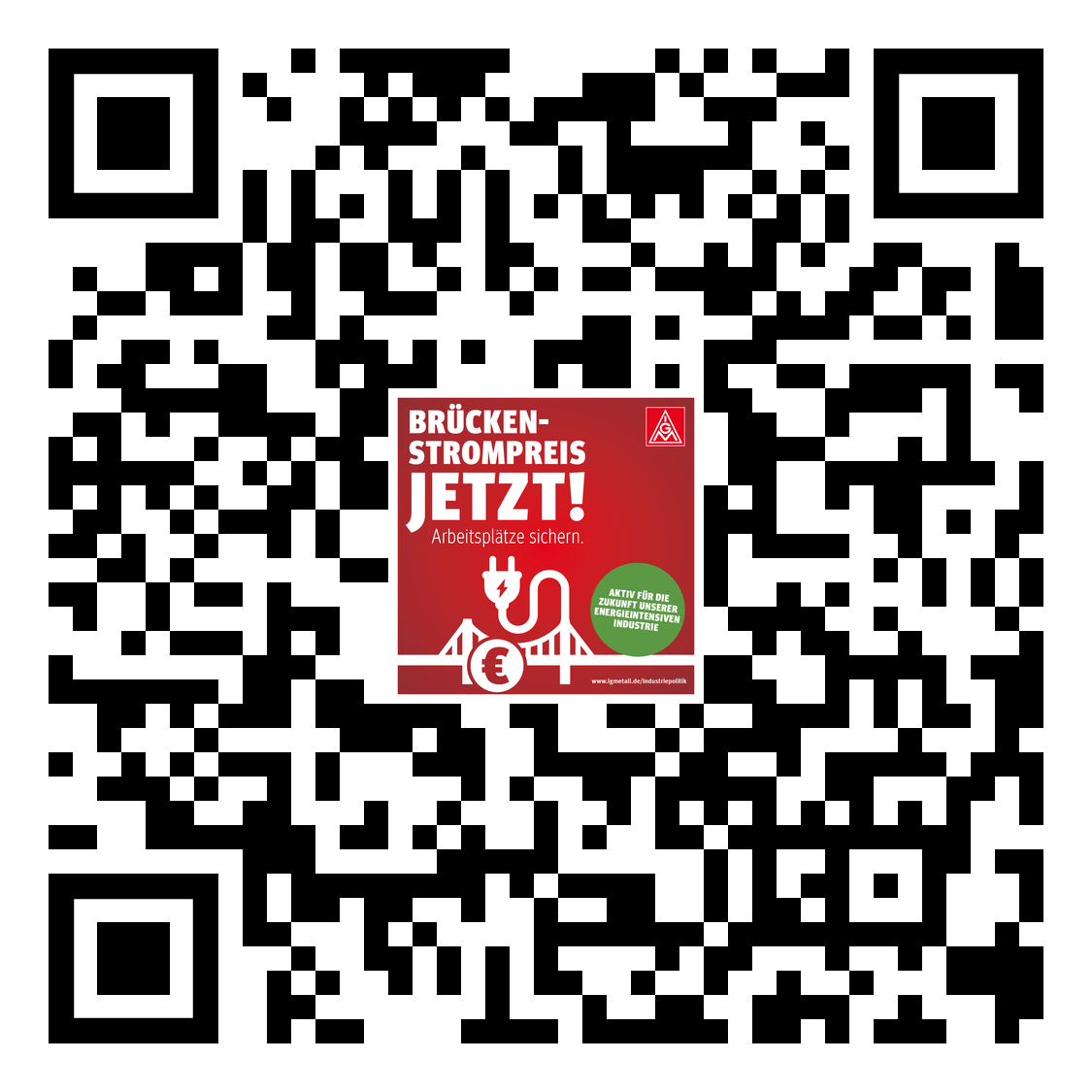 QR-Code Unterstützungsaktion Unterschrift