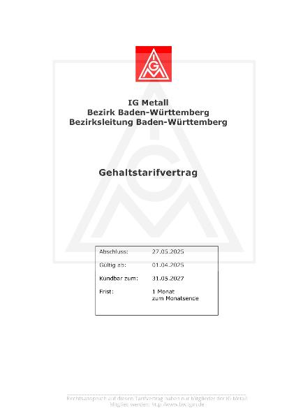 Kfz-Handwerk: Gehaltstarifvertrag